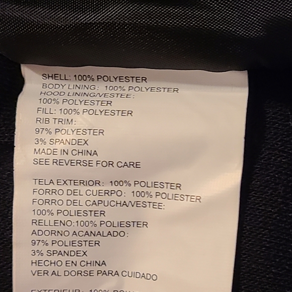 Rothschild Kids Black Puffer Jacket with Hood Lined NWT 12 Months - Picture 6 of 12